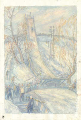 Дехтерева Татьяна Александровна. Зимний день. Малый трамплин